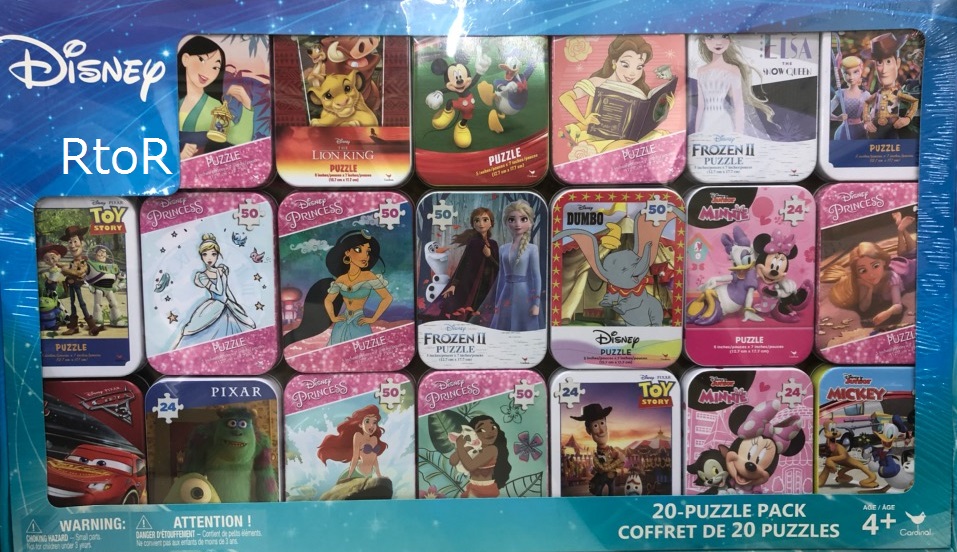 楽天市場 あす楽 送料無料 Costco コストコ Disney ディズニー キャラクター パズル缶 缶セットpuzzle Tin Set キャラメルカフェ