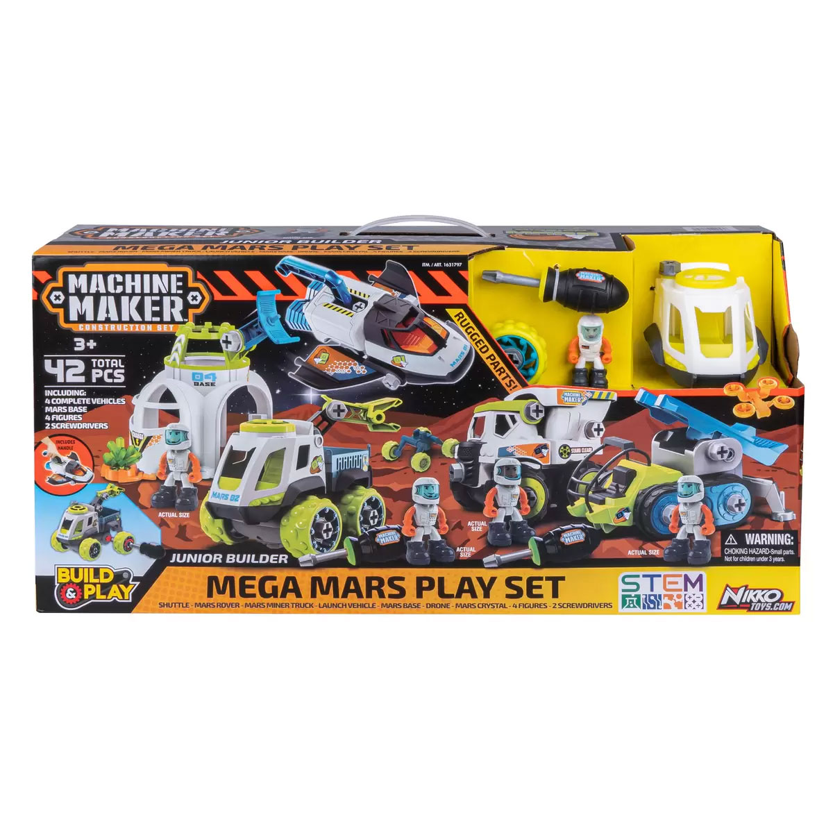 楽天市場】【送料無料】マシーンメーカー 42ピースセット メガマーズ