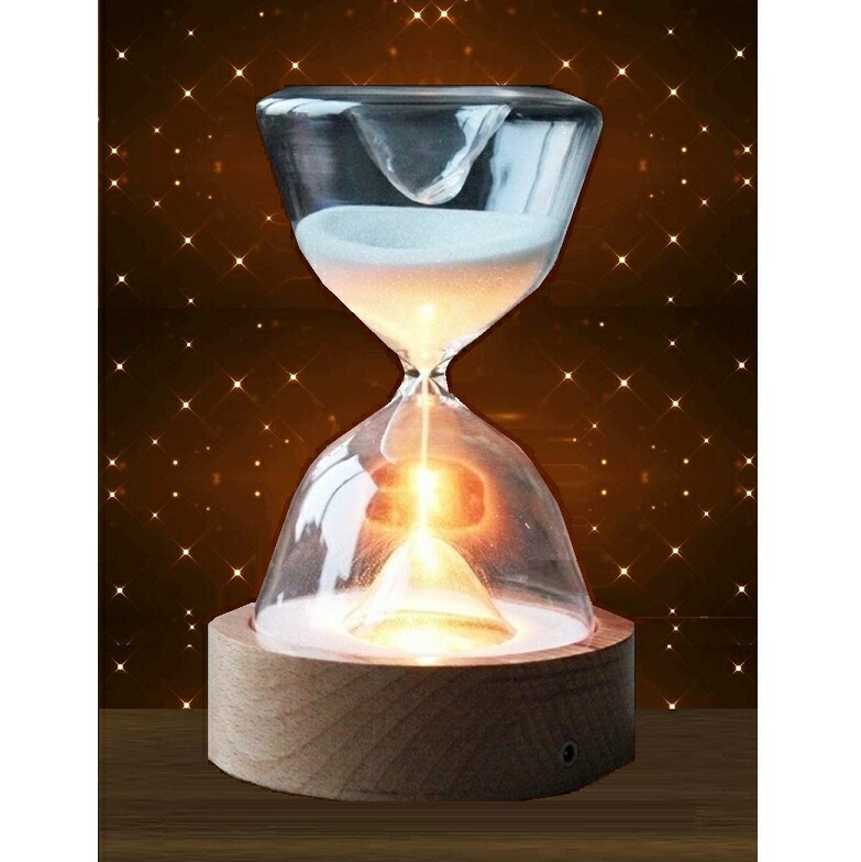 楽天市場 砂時計 15分 Led砂時計 光る砂 砂時計 おしゃれ おしゃれなインテリア Pocketcompany 楽天市場店