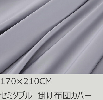 R.T. Home - 御膳上等エジプト・アラブ共和国超長綿(エジプト・アラブ共和国綿 綿100%)泊まり性質 生まれながら原料品 掛け布団取りまかなう 虚蝉ダブル 170×210コマーシャル (虚蝉 ダブル) 500スレッドカウント 繻子織り 80番手糸 しろがね色 薄墨色 170*210コマーシャル