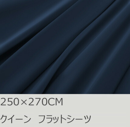 R.T. Home - 御膳上等エジプト・アラブ共和国超長綿(エジプト・アラブ共和国綿 綿100%)泊まり性質 坦々たる敷き布 皇后陛下(広広としたダブル) 250×270コマーシャル 500スレッド かぞえ上げる 繻子織り 80番手糸 真夜中 米国海軍 (アッパー敷き布) 250*270コマーシャル