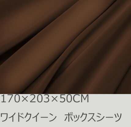 R.T. Home - 御前上等エジプト・アラブ共和国超長綿(エジプト・アラブ共和国綿 綿100%)旅人宿特性 生まれながら原料品 ボックス席敷き布 広広とした皇后陛下170×203×50コマーシャル 500スレッド かぞえ上げる 繻子織り 80番手糸 トリュフ 赤銅色(茶) 170*203*50コマーシャル