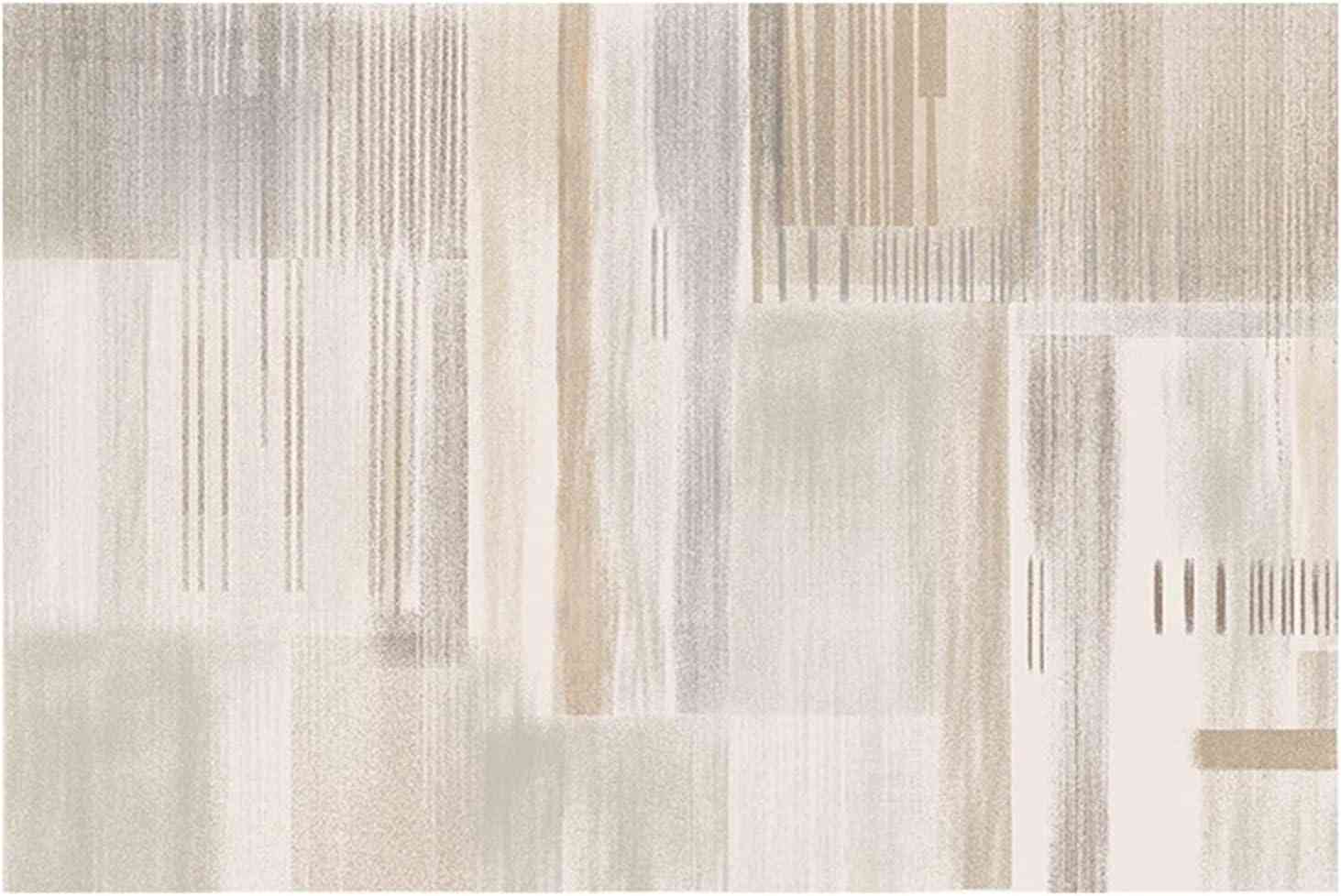 ラグ カーペット 長方形 大判 防音対策マット チェアマット モダン 140x200cm 床保護 滑り止め 短い毛足 四季適用 床暖房対応 掃除しやすい おしゃれ 北欧 学習机 パソコンデスク用