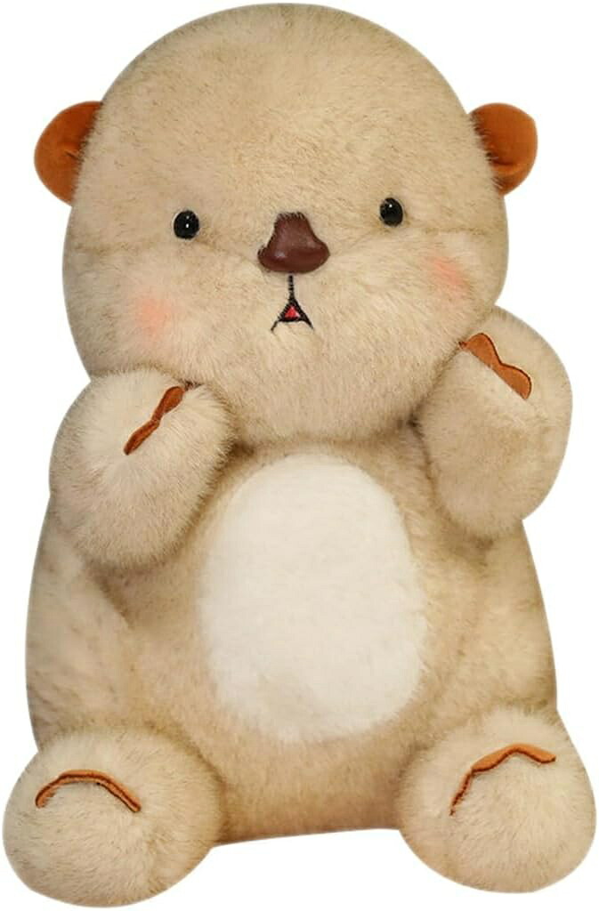 ラッコ ぬいぐるみ 抱き枕 海獺 動物 もちもち もこもこ ねむねむ 肌触り良い 癒し系 柔らか 添い寝 昼寝 気持ちい 置物 寝かしつけ 可愛い こどもの日 ブラウン クリスマス 40cm プレゼン