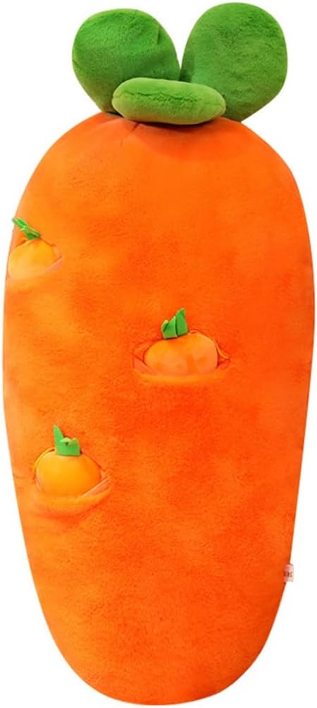 にんじん ぬいぐるみ 抱き枕 ニンジン 肌触り良い 寝かしつけ ふわふわ 置物 女の子 もこもこ レッド 気持ちい 可愛い 抱きまくら 60cm 癒し系 ねむねむ こどもの日 クリスマス 誕生日 プレ
