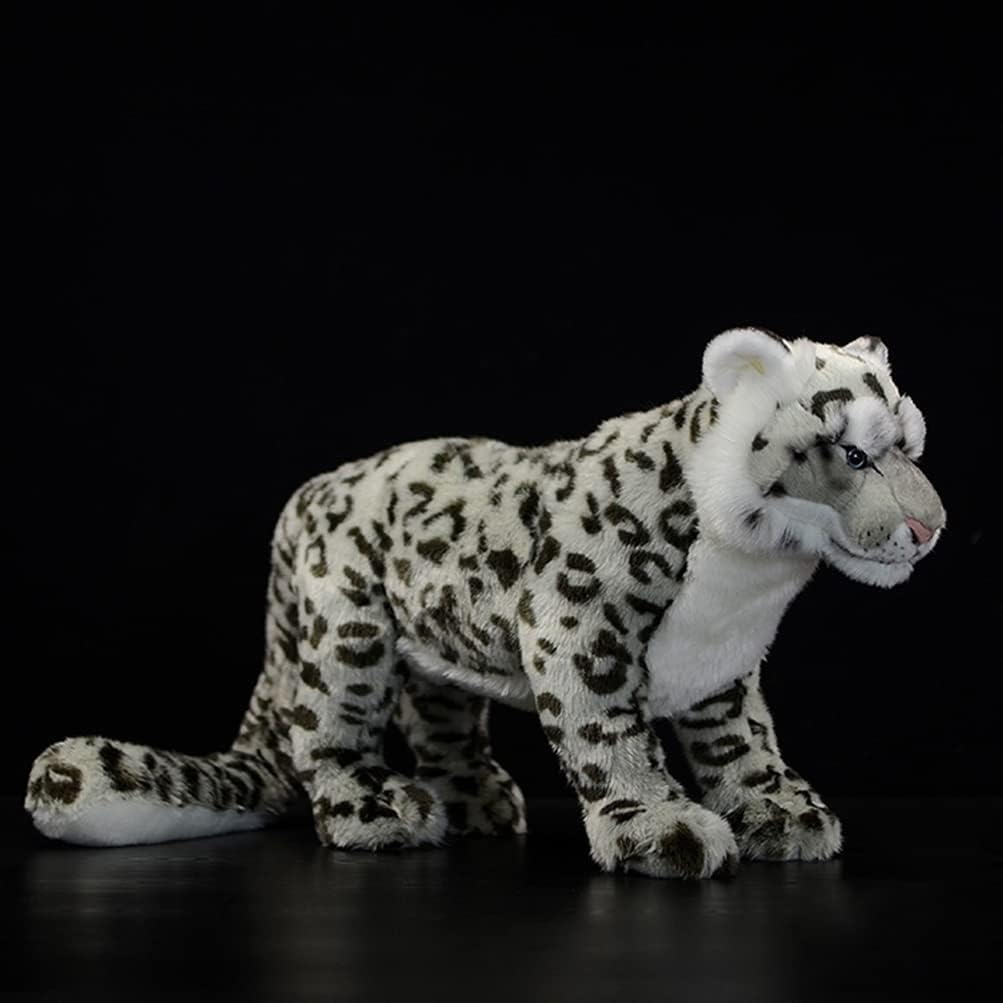 ユキヒョウ ぬいぐるみ 抱き枕 陸上生物 縫い包み 人形 リアルシリーズ 知育トイ シミュレーション おもちゃ 手作り 子供 お誕生日 プレゼント 飾り物 高弾力 16x50x32cm バレンタイン