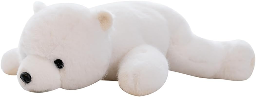 シロクマ ぬいぐるみ リアル 抱き枕 しろくま 大きい ふわふわ かわいい テディベア 動物 可愛い クッション 添寝枕 添い寝 縫い包み 癒し系 プレゼント おもちゃ 添い寝 置物 七五三 ホワイト