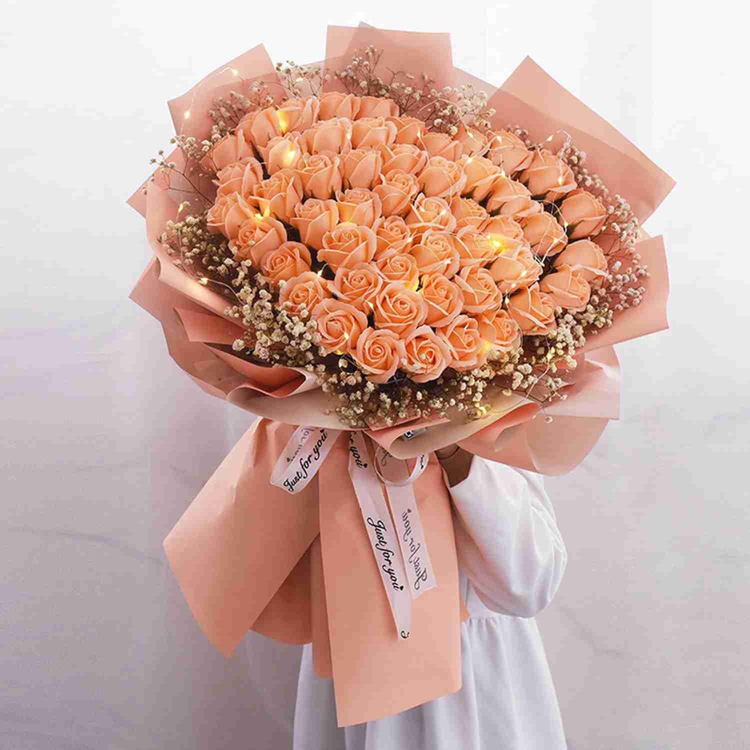 シャボンフラワー ギフト ソープフラワー 60*60cm 枯れない花 贈り物 フラワーソープ 造花 ギフト ソープフラワー 花束 造花 誕生日プレゼント 結婚祝い 退職 送別会 発表会 敬老の日 父の