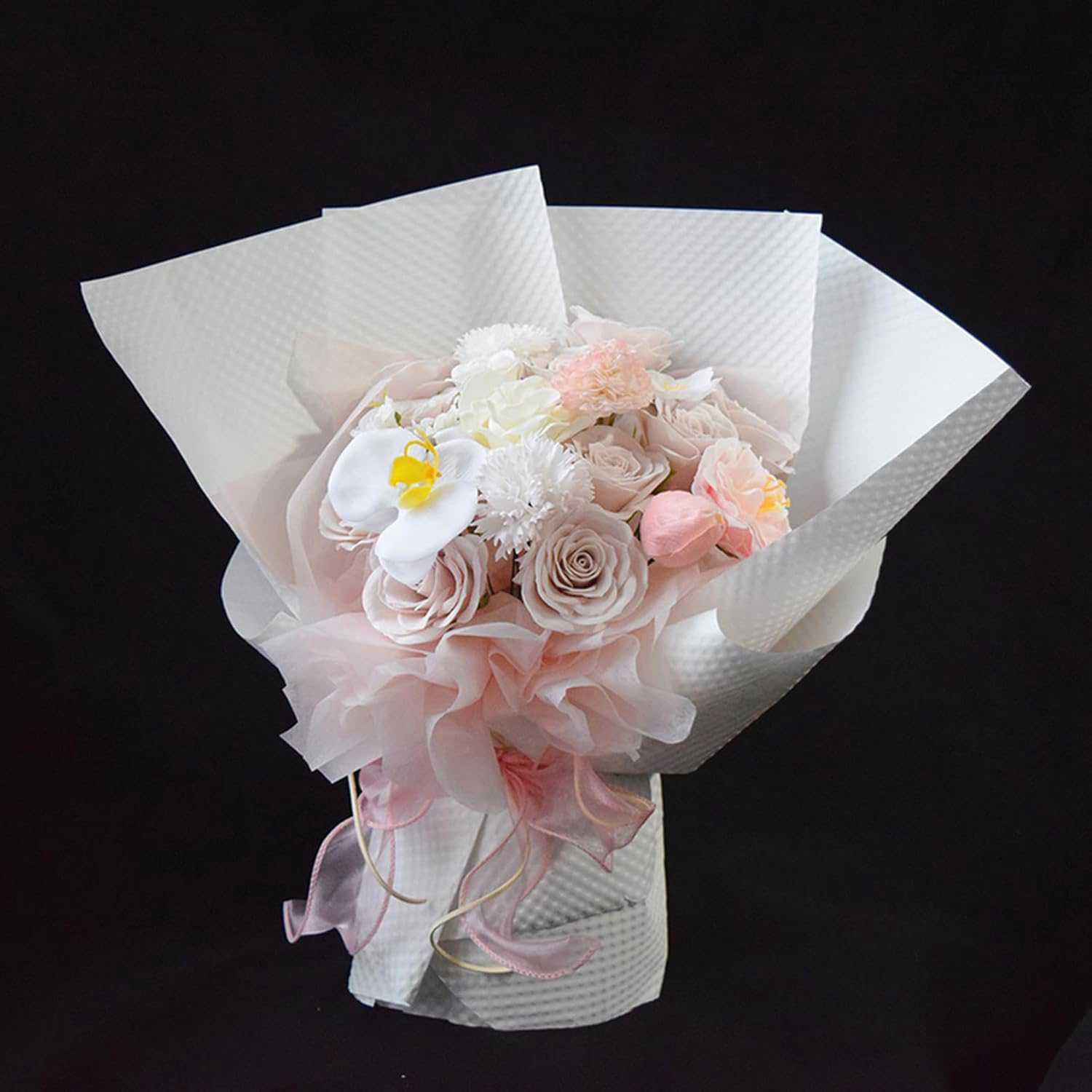 19本 ソープフラワー花束 母の日プレゼント 誕生日プレゼント 様式1 ソープフラワー 花束 ブーケ 造花 FreeSize 女性ギフト インテリア 結婚記念日 父の日 敬老の日 昇進 転居 彼女 送