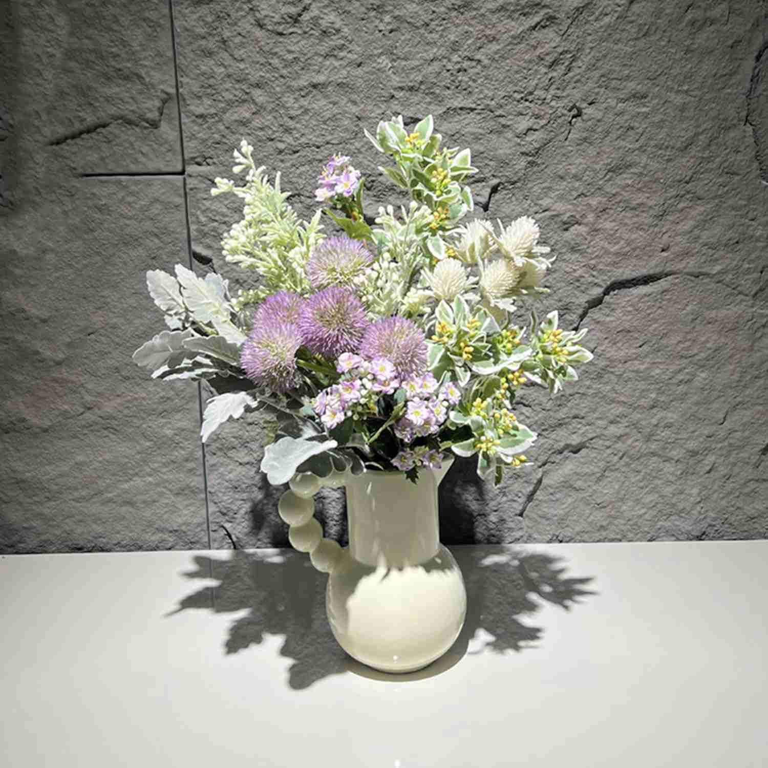 造花 花束 フラワー7 フェイクフラワー 卓上 花瓶付き フラワーアレンジメント F 人工観葉植物 本物そっくり 長持ちする フェイクグリーン 現代的な装飾 リアルな質感 インテリア 耐退色 耐候 オ