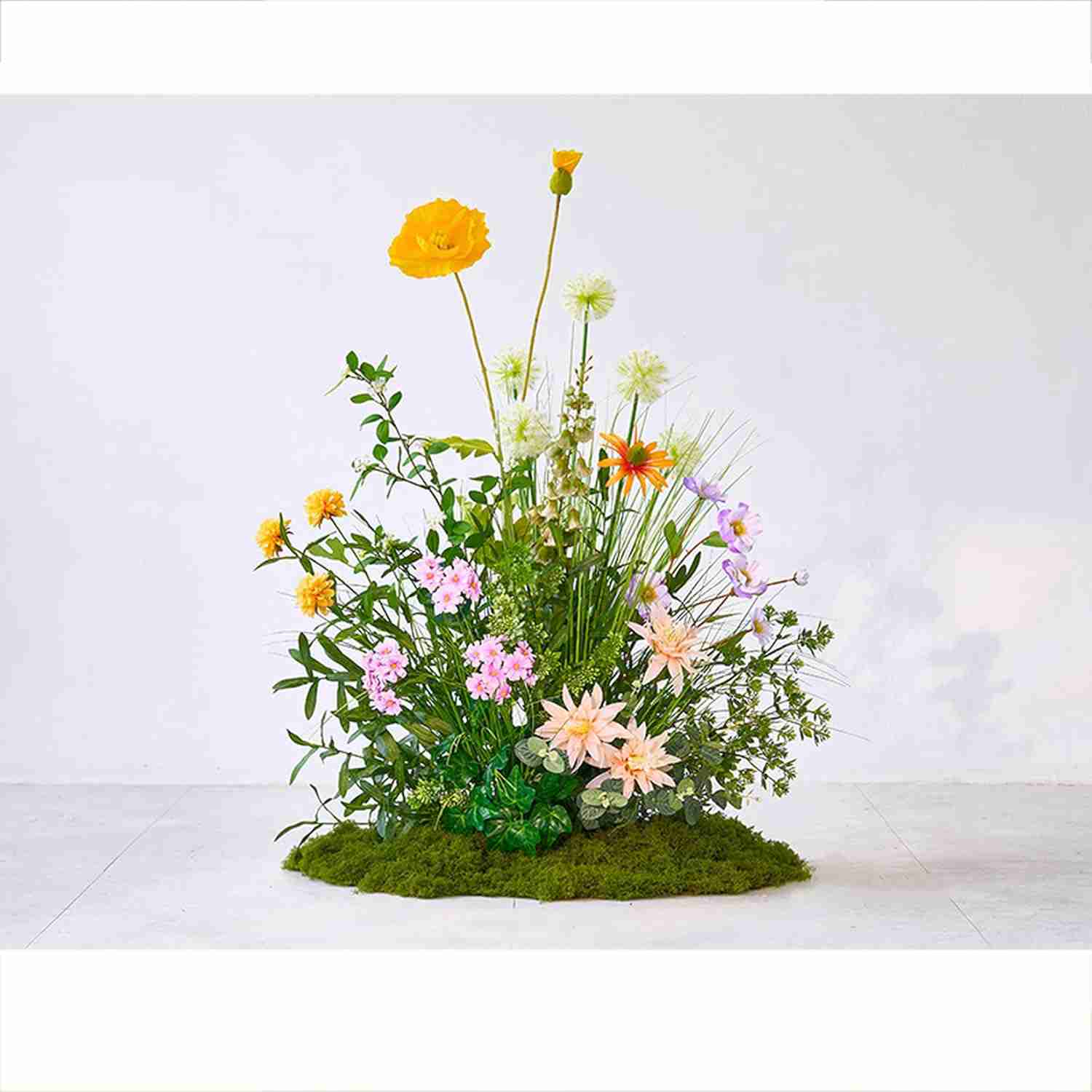 造花 シルクフラワー 春 フェイクフラワー 人工植物 F 造花 リアルな外観 屋外用 ホームガーデン装飾 イエロー 庭 屋内 屋外 ホームデコレーション用 カラー6 フェイク植物 造花 人工観葉植物｜デイリーパレット店