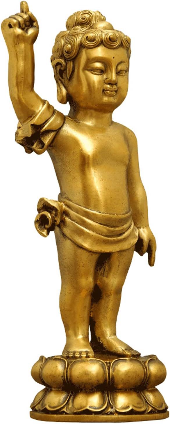 仏像 釈迦誕生仏 銅製 立像 お釈迦様 置物 はなまつり 花祭り仏具 灌佛盤 灌仏会 お釈迦さま像(Size:高さ16cm)