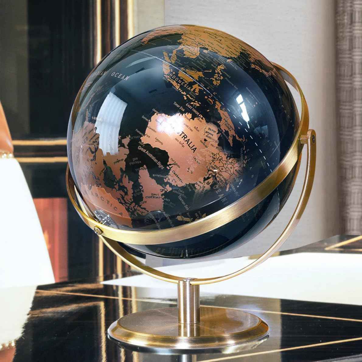 置物 インテリア おしゃれ 玄関 オブジェ 小物 置き物 地球儀 北欧 シンプル スタイリッシュ M 高級 ファッション ミュージック 回転地球儀 教育地球儀 リビング地球儀 デスクトップ 工芸品 ス