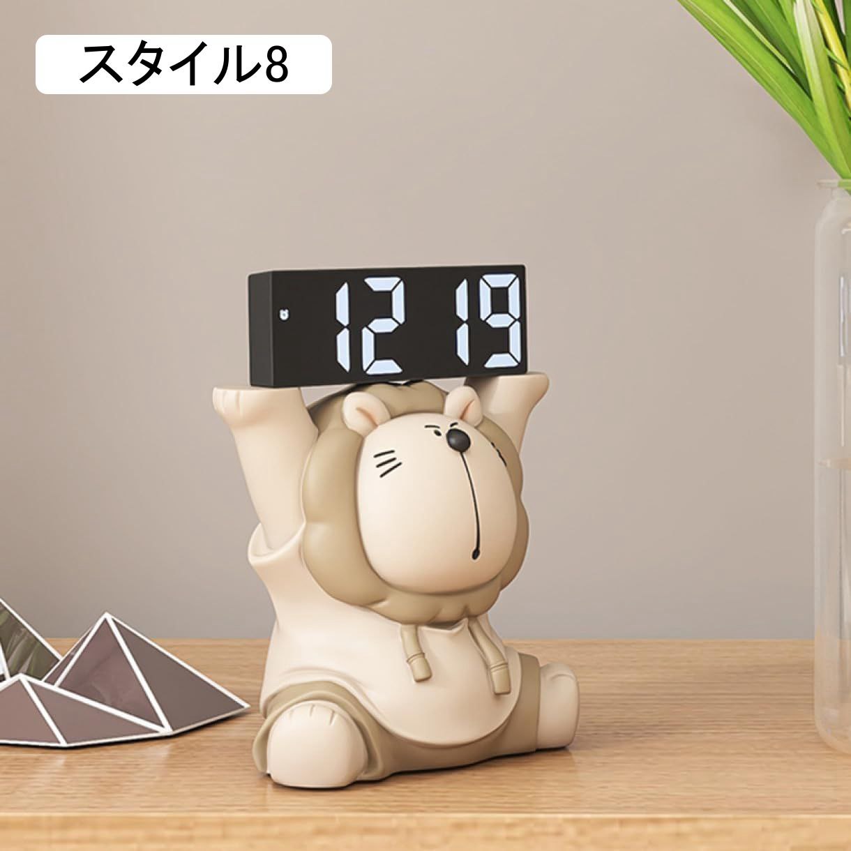 デイパレ クロック 置き時計 おしゃれ オブジェ 置物 かわいい 輸入雑貨 ヨーロピアン インポート 置き時計 おしゃれ リビング インテリア 雑貨 スタイル19 アンティーク ナチュラル モダン F プレゼン｜デイリーパレット店
