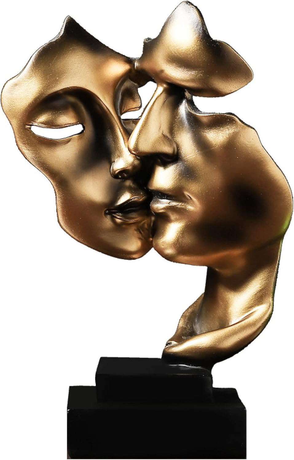 置物 キス彫刻手作りレジンハネムーンカップルスタチュークラフト家具