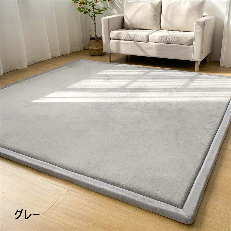 【子供の安全・防音対策】ラグ 低反発 極厚 2cm 3cm 20mm 30mm 厚手 200×220ラグマット 絨毯 じゅうたん 洗える 滑り止め付 遮音 防音 ユニットラグ もっちり 子供部屋 赤ちゃん べビー おしゃれ シンプル 北欧 【老舗のロングセラー】|デイリーパレット店