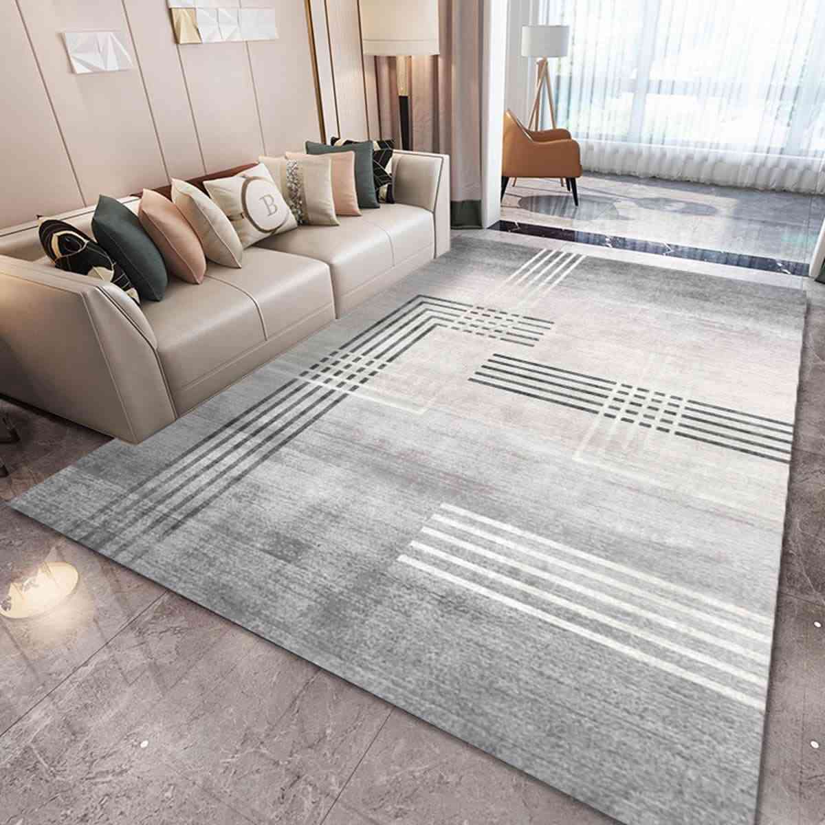 カーペット ラグマット ラグ 滑り止め付き センターカーペット 模造カシミヤ 3畳4畳5畳6畳 厚み 長方形 絨毯 抗菌防臭 防ダニ 床暖房対応 シャギーラグ 絨毯 滑り止め付き ふわふわ サラサラ