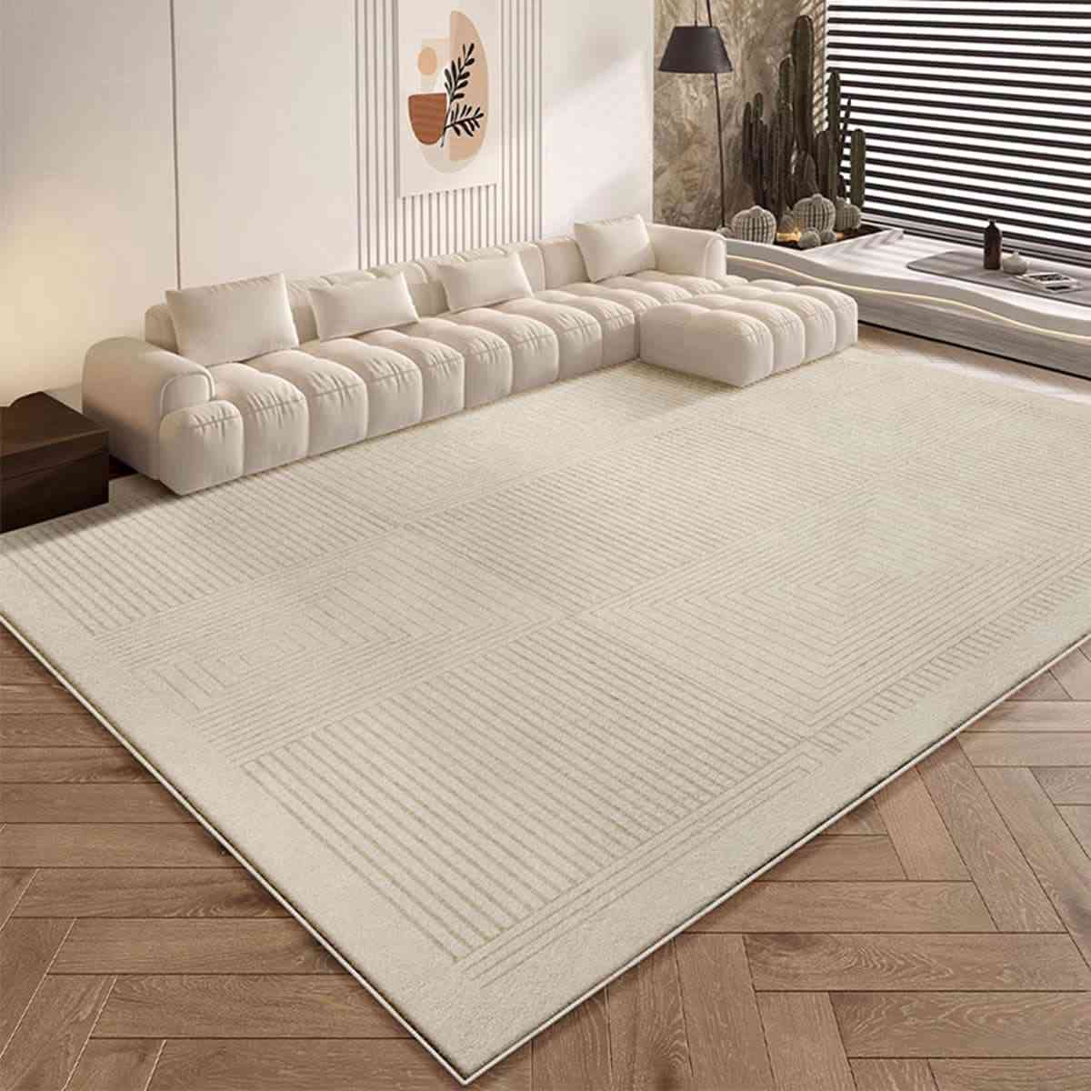 カーペット ラグマット ラグ 滑り止め付き センターカーペット 模造カシミヤ 3畳4畳5畳6畳 厚み 長方形 絨毯 抗菌防臭 防ダニ 床暖房対応 シャギーラグ 絨毯 滑り止め付き ふわふわ サラサラ 6,659円