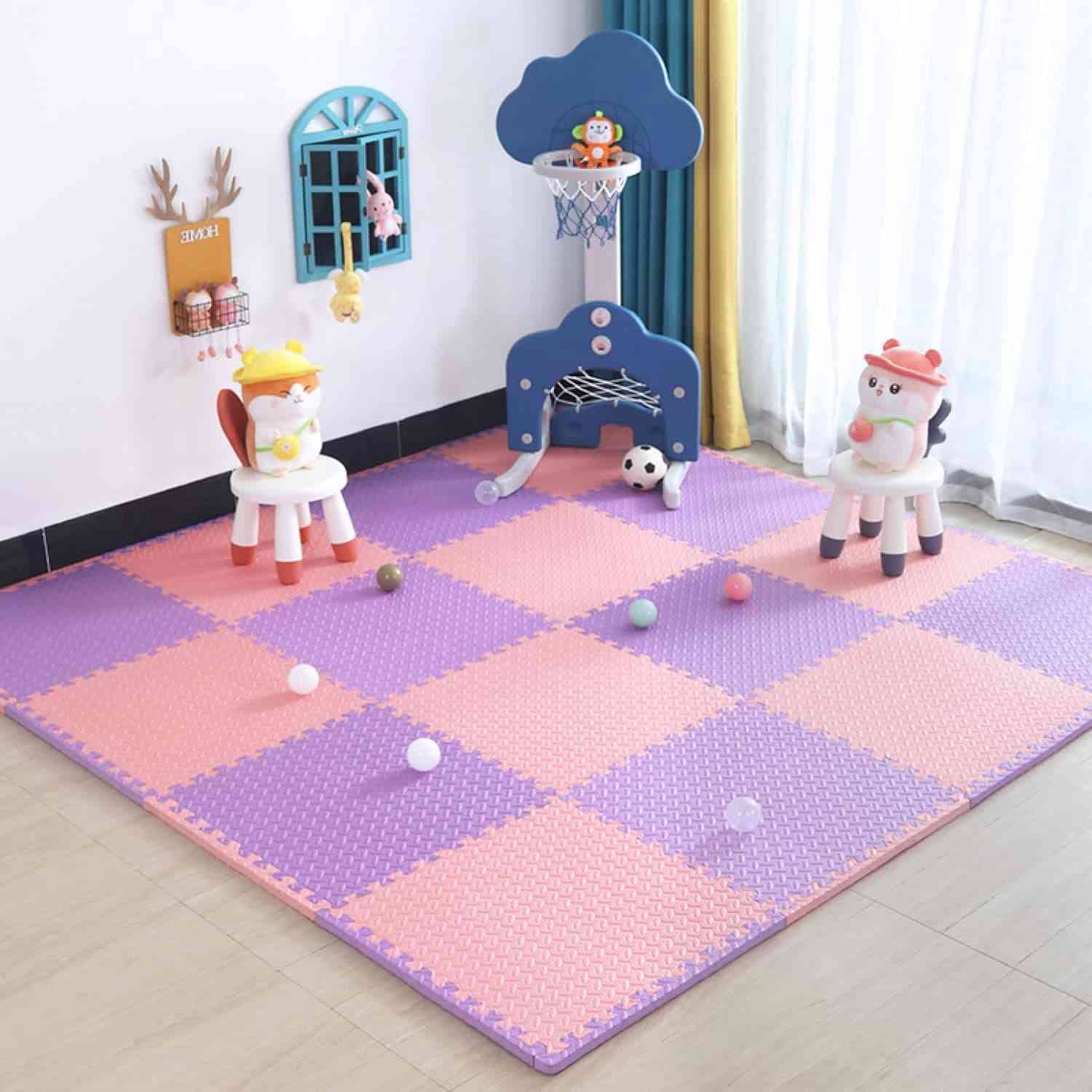Daily Palette 吸着マット ジョイントマット ジョイントマット 厚めタイプ タイルマット マット カーペット 60cm フローリングカーペット ペット用カーペット ずれない 防音 洗える 滑り止め対策 防臭防菌 設置｜デイリーパレット店