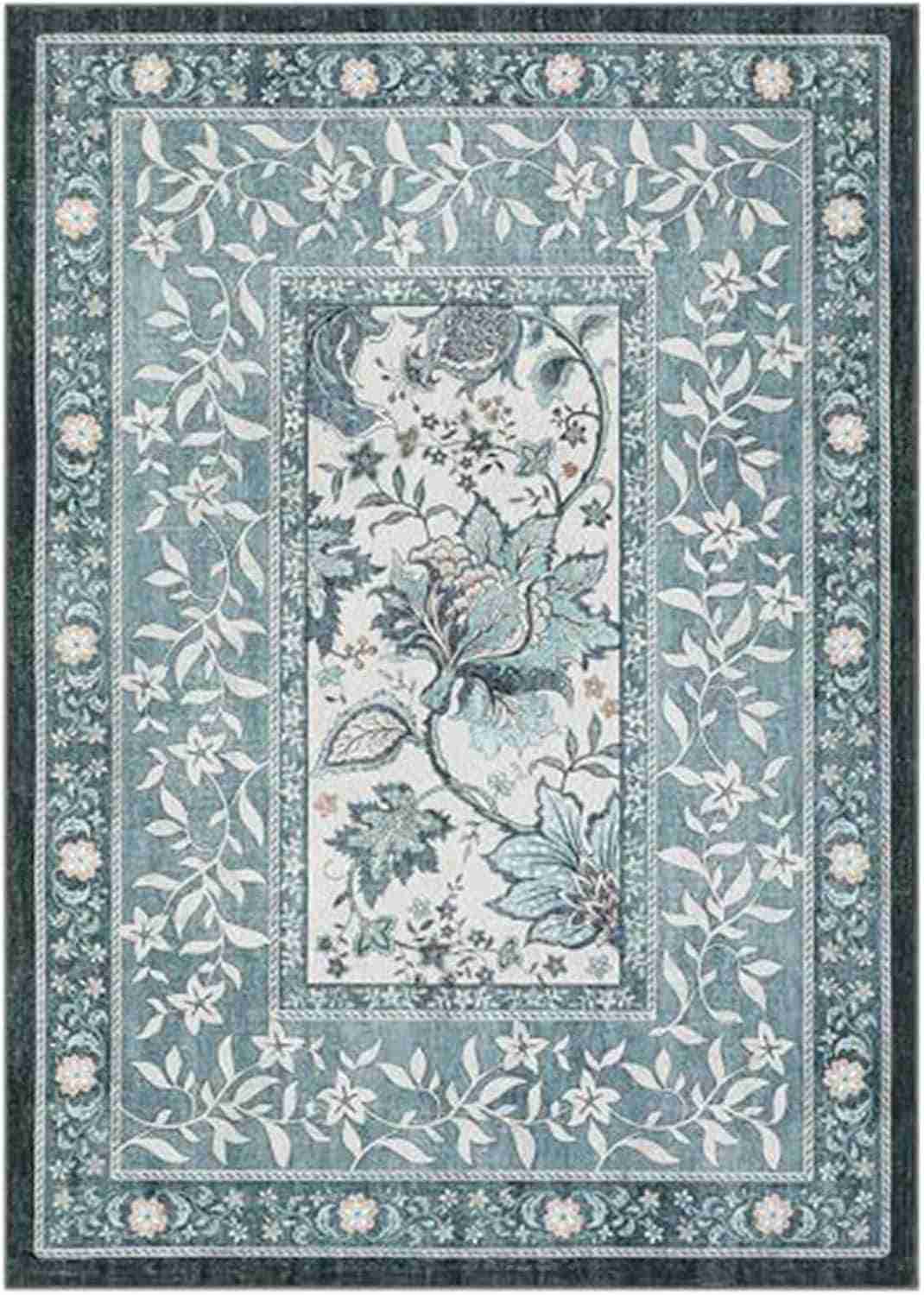 イラン柄 イラン引っ敷き風 北欧 150*210糎 花柄 草木柄 引っ敷き 引っ敷き 引っ敷き 引っ敷き 1畳 2畳 3畳 洗える引っ敷き 上滑り打ち切り ずれない 防音 耐磨耗性 床暖房装置相応う オール時節 リ