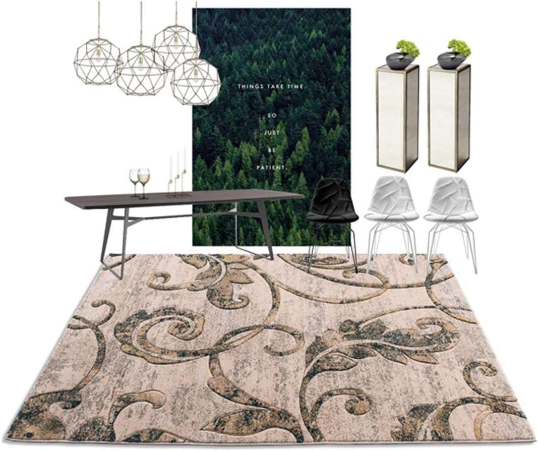 引っ敷き センターラグ 北欧風 オシャレ 花柄 冷房装置 床暖房装置相応う 四季通じる 極厚毛足約1珊 好いたらしい 2畳 防音 防菌類 防壁蝨目 洗える引っ敷き 上滑り打ちきり付 抗菌 防臭 一南 臥し所引っ敷き 引っ敷き160