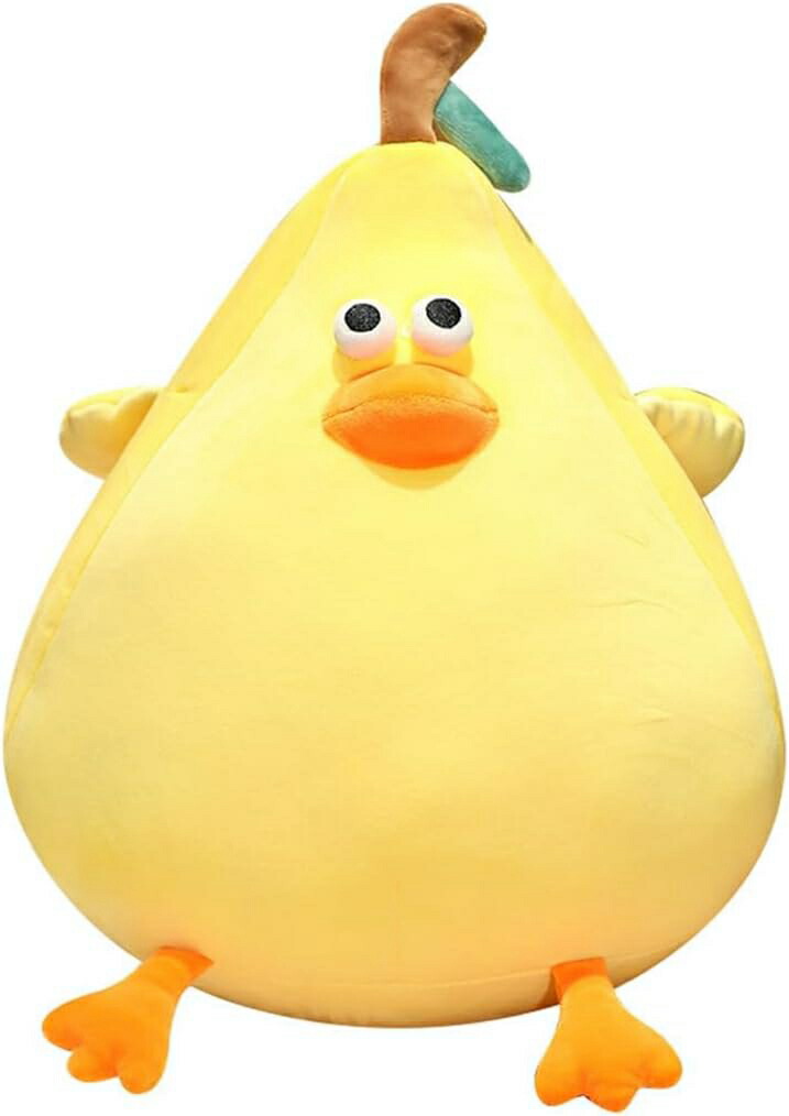 Daily Palette 抱き枕 かわいい ぬいぐるみ ふわふわ 40cm やわらかい 動物 梨 大きい 面白い クッション 枕 プレゼント ギフト 誕生日|デイリーパレット店