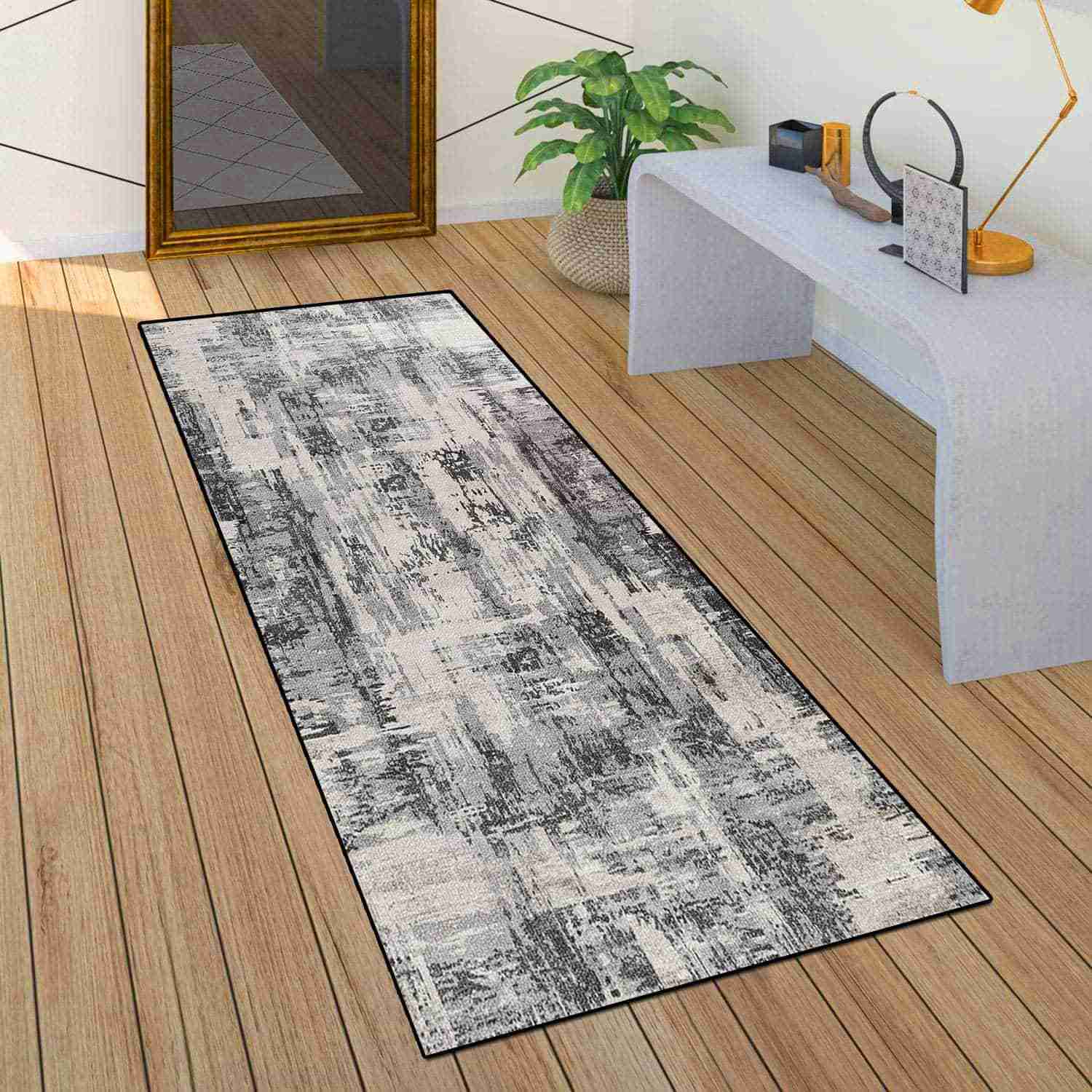ロングカーペット 120x460cm 廊下マット 廊下敷きカーペット 転倒防止 滑り止め付 洗える ペット用、台所、リビング、子ども部屋、オフィスや|デイリーパレット店