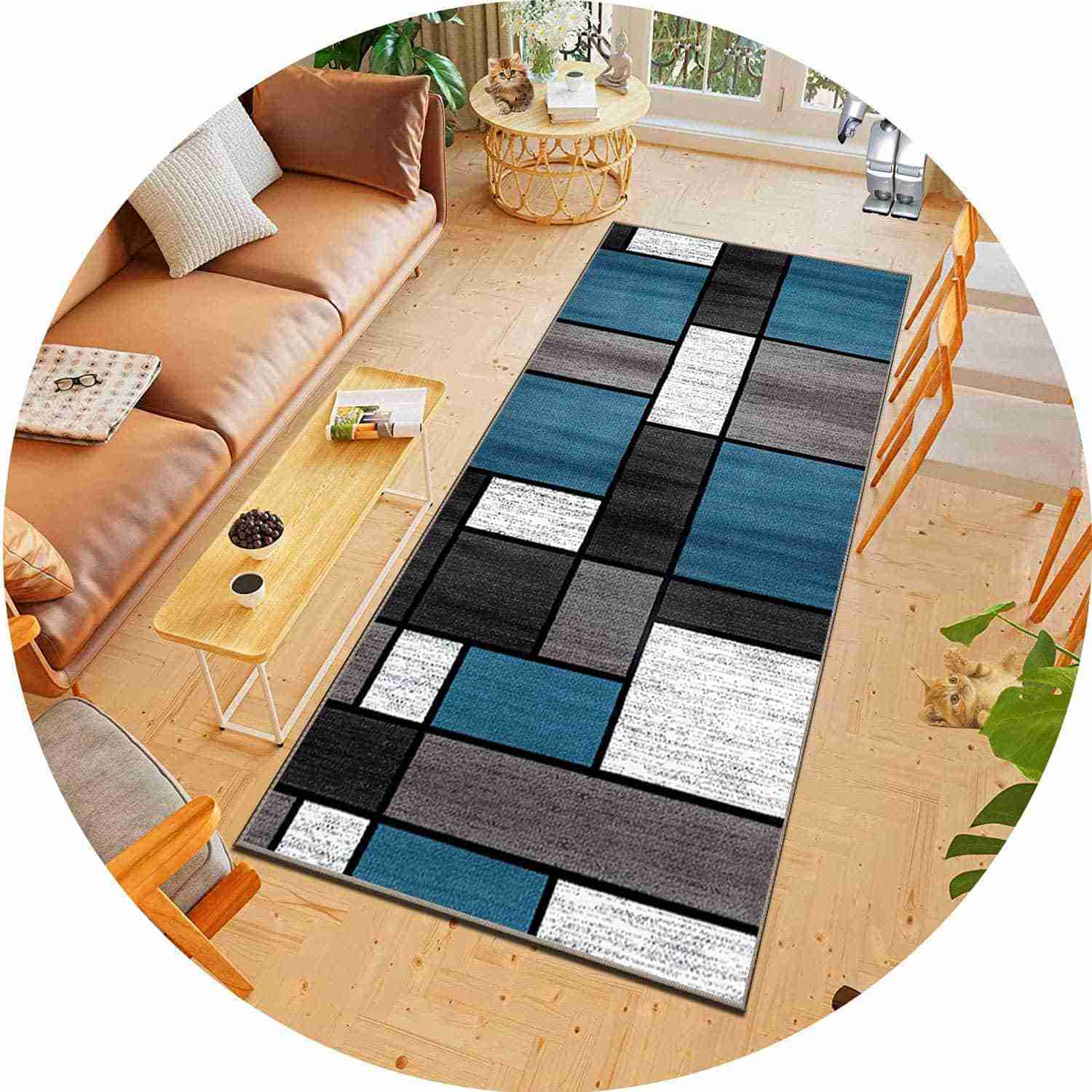 廊下敷きカーペット 90x480cm キッチンマット 撥水 べり止 洗える ペット用、台所、リビング、子ども部屋、オフィスや|デイリーパレット店