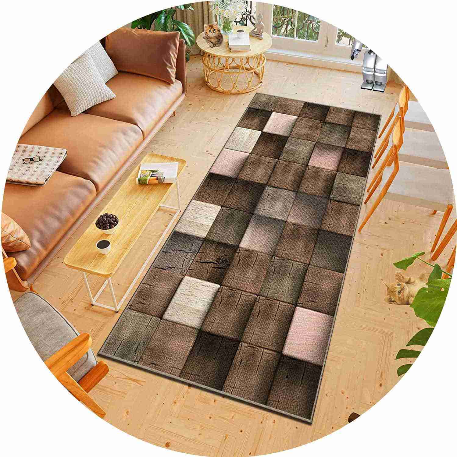 玄関マット屋外 100x420cm アクリルカーペット 転倒防止 滑り止め付 洗える リビング、ダイニング、キッチン、ペットマット、廊下、玄関などいろんな場所で使用可能｜デイリーパレット店 29,556円