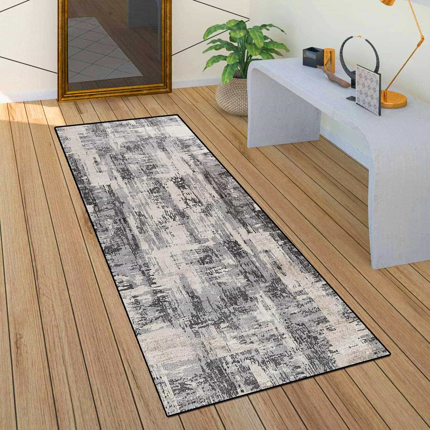 キッチンマット 80x320cm 廊下敷き?階段マット サイズ選べる 滑り止め付 オールシーズン ペット用、台所、リビング、子ども部屋、オフィスや｜デイリーパレット店
