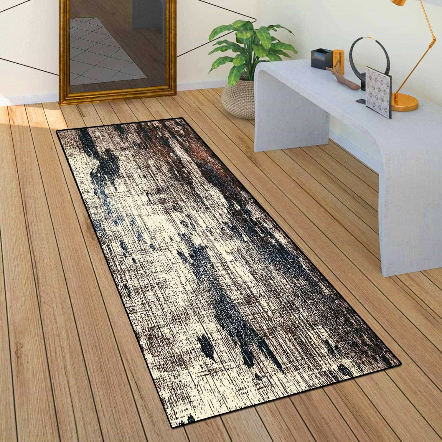 キッチンマット 90x320cm 廊下敷きマット 洗える 滑り止 ずれない 洗える ペット用、台所、リビング、子ども部屋、オフィスや｜デイリーパレット店