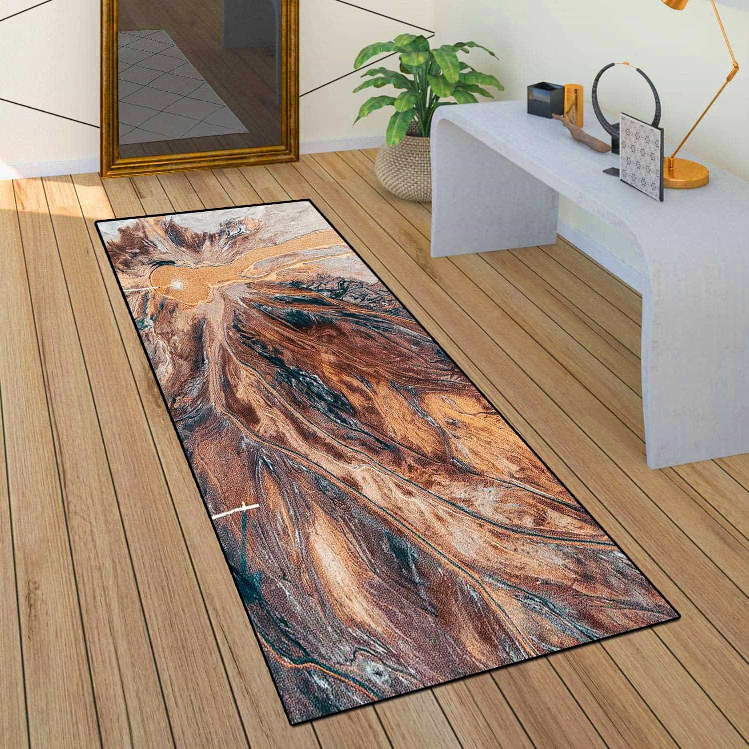 玄関マット 70x200cm 廊下敷き?階段マット ずれない 洗える リビング、ダイニング、キッチン、ペットマット、廊下、玄関などいろんな場所で使用可能|デイリーパレット店
