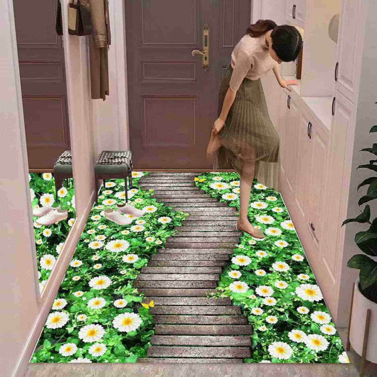 玄関マット 室内 ドアマット 滑り止め 業務用マット 屋外 120x180cm 泥落とし 吸水 幾何学 速乾 足ふきマット 抗菌防臭 防音マット フロアマット 雨 雪 オールシーズン オフィス用品 事