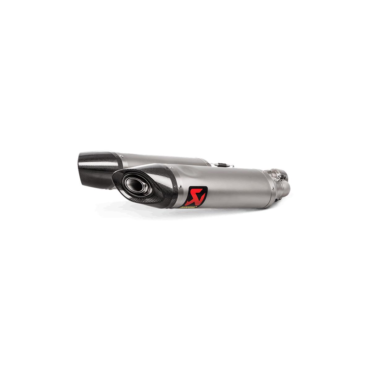 AKRAPOVIC (アクラポビッチ) スリップオンライン (チタン) マフラー ユーロ規制対応 APRILIA アプリリア SHIVER900 シバ―900 正規品