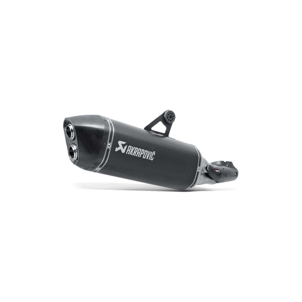 AKRAPOVIC (アクラポビッチ) スリップオンライン (チタンブラック) マフラー ユーロ規制対応 BMW R1200GS R1200GS ADVENTURE 正規品|バイクパーツ・用品 ラバーマーク