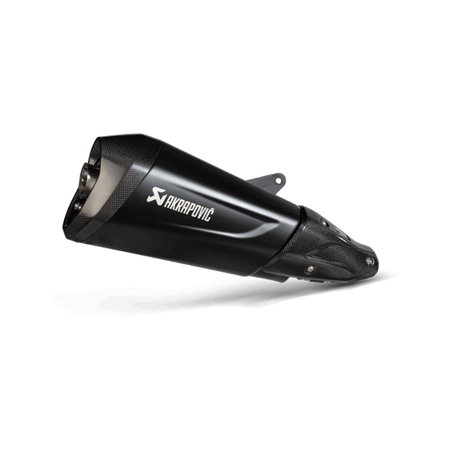 AKRAPOVIC (アクラポビッチ) スリップオンマフラー ベスパ VESPA GTS300 ステン ブラック EC規格 S-VE3SO10-HZDFBL