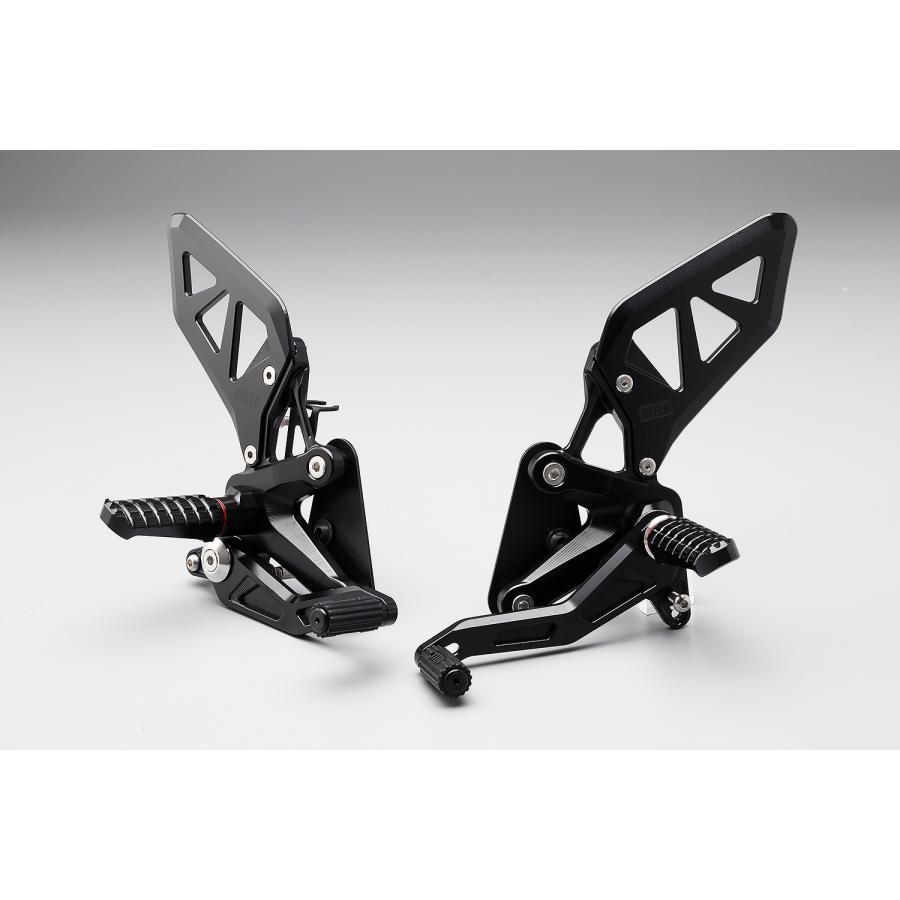AELLA (アエラ) ライディングステップキット ブラック HAYABUSA AE-10108-BK｜バイクパーツ・用品　ラバーマーク 56,760円