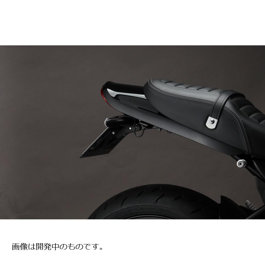 AELLA(アエラ) ショートナンバープレートホルダー ブラック Z900RS/Z900RS CAFE AE-74025|バイクパーツ・用品 ラバーマーク