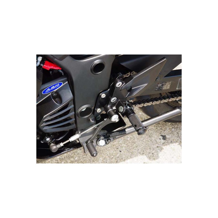 BABY FACE (ベビーフェイス) セットバックプレート Ninja250R Ninja250 ニンジャ ブラック 002-BK001BK