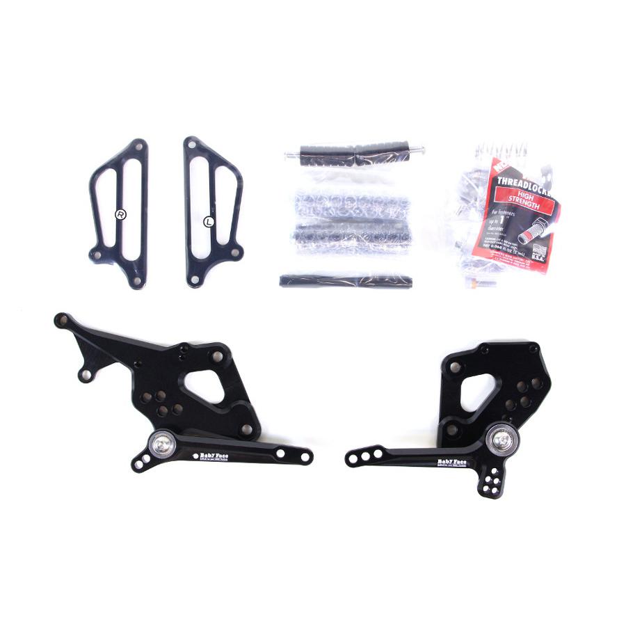 BABY FACE (ベビーフェイス) バックステップ 4ポジション 正チェンジ ブラック Ninja250[ニンジャ][JBK-EX250L](13)2-K023BK