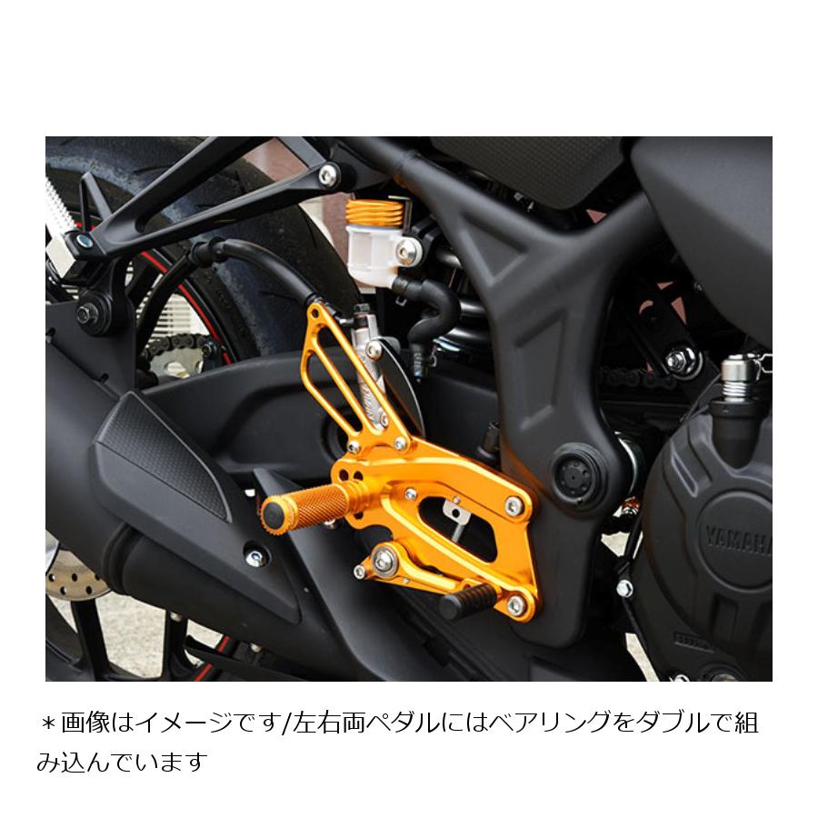 ヒート R＆G│バックステップ｜YZF-R1/M(15-)│ブラック│正/逆