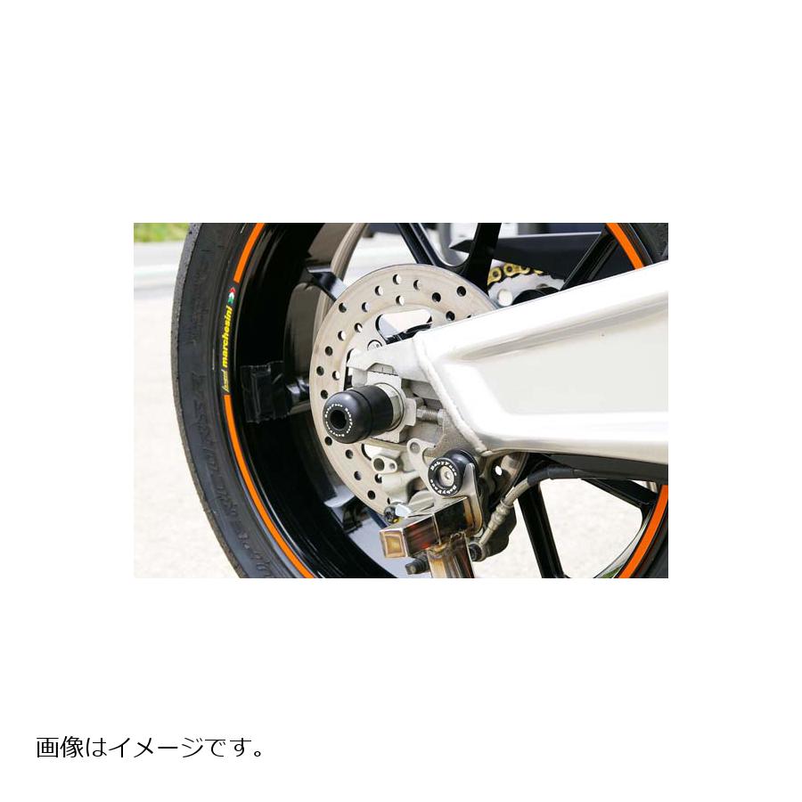 BABY FACE (ベビーフェイス) アクスルプロテクター リア ブラック MVアグスタ F3 F4 ブルターレ 006-A0028｜バイクパーツ・用品　ラバーマーク