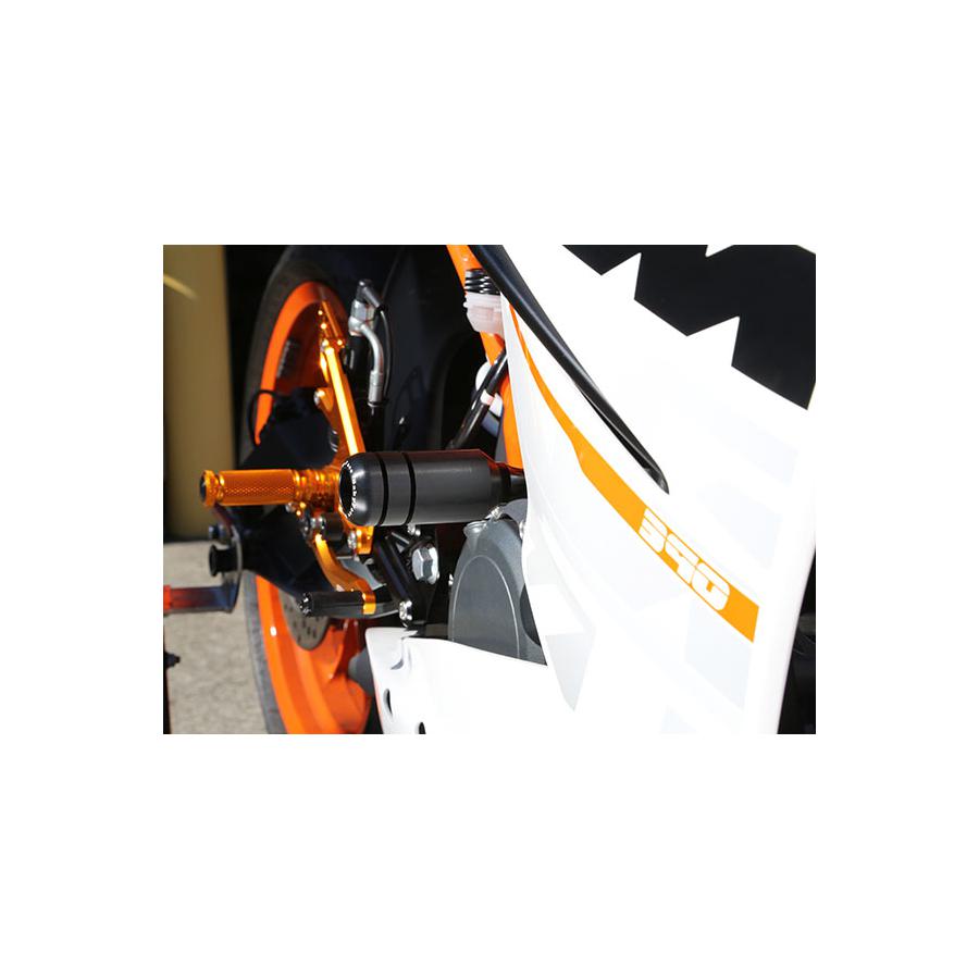 BABY FACE (ベビーフェイス) フレームスライダー ジュラコン ブラック RC390 006-SKT09|バイクパーツ・用品 ラバーマーク