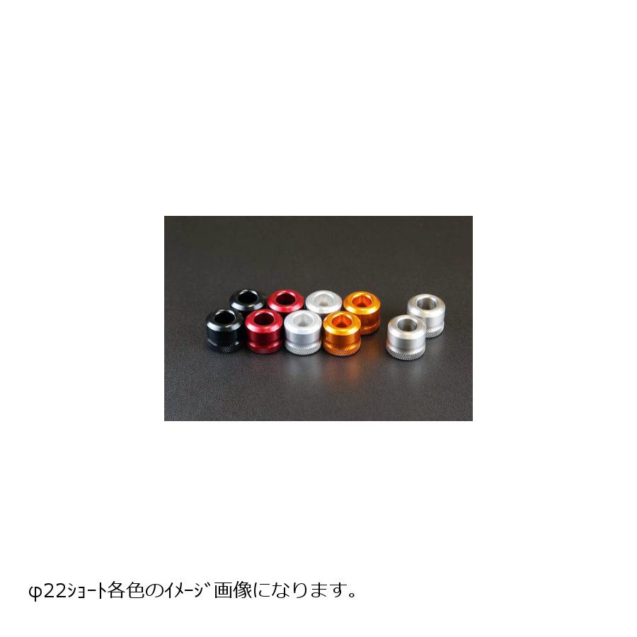 BABYFACE(ベビーフェイス) ハンドルバーエンド Φ22 ショート レッド 汎用Φ14-16/18-19(ハンドルバー内径) 005-BES04RD