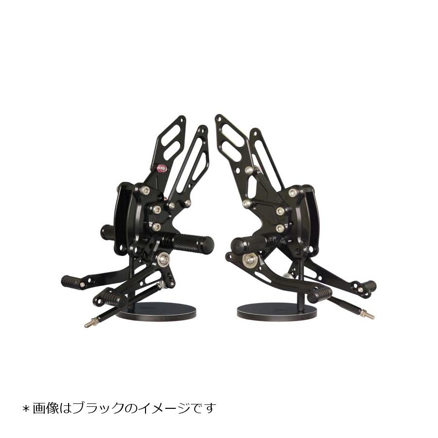 ベビーフェイス バックステップ Z1000 ZRT00B 6ポジション 逆チェンジのみ アルミ ゴールド 2-K015GDR