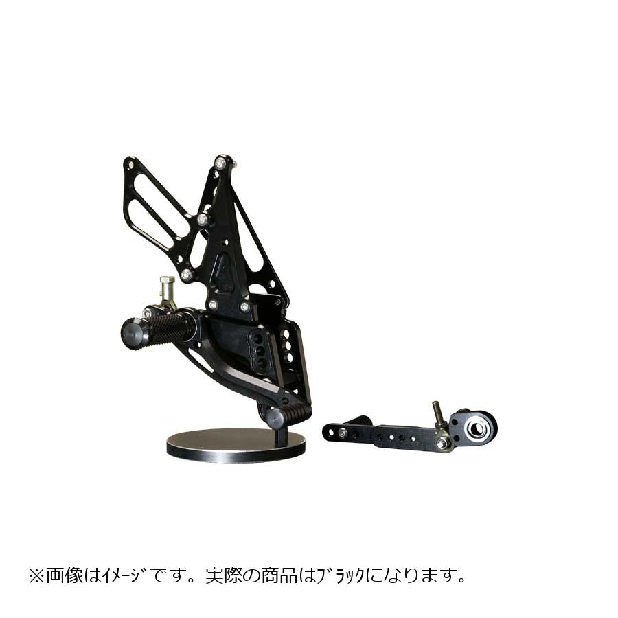 BABY FACE (ベビーフェイス) バックステップ GSX-R600 GSX-R750 3×3ポジション 正/逆チェンジ可能 アルミ シルバー 002-S008SVB