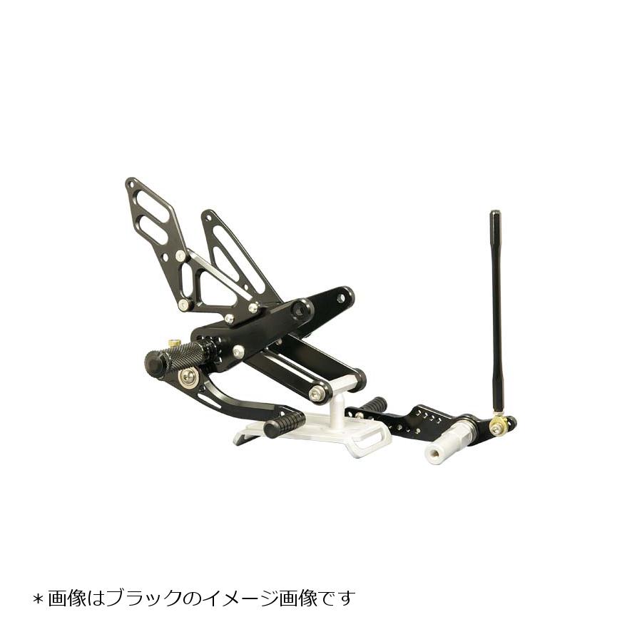 BABY FACE (ベビーフェイス) バックステップ YZF-R1 6×2ポジション 正/逆チェンジ可能 アルミ シルバー 002-Y013SV