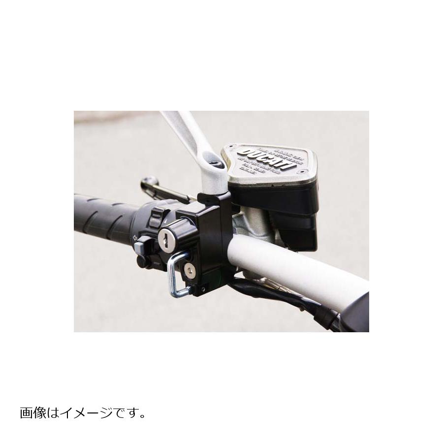 BABY FACE (ベビーフェイス) ヘルメットロック ミラーホルダータイプM10 HD ハーレーダビッドソン専用 シルバー 009-LCHD3SV|バイクパーツ・用品 ラバーマーク