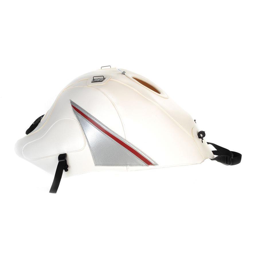 BAGSTER (バグスター) タンクカバー ホワイト/シルバー/レッド GSX1300R HAYABUSA 15 1567R