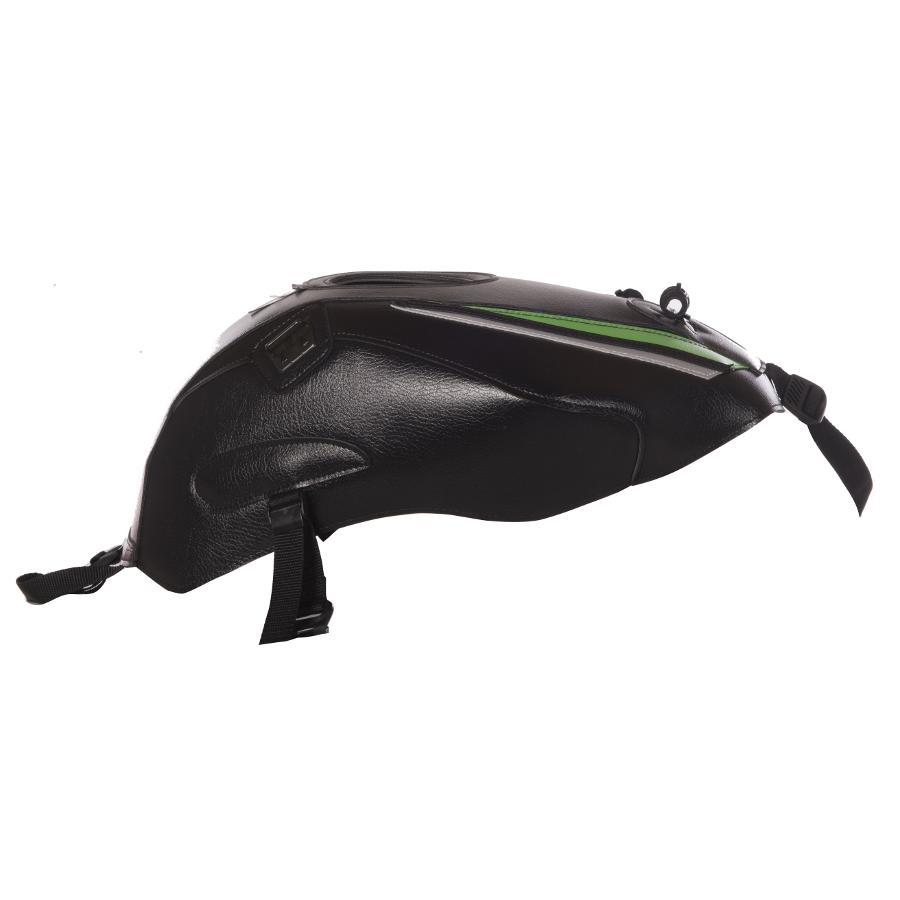 BAGSTER (バグスター) タンクカバー ブラック/グリーン ZX6R 1648D|バイクパーツ・用品 ラバーマーク